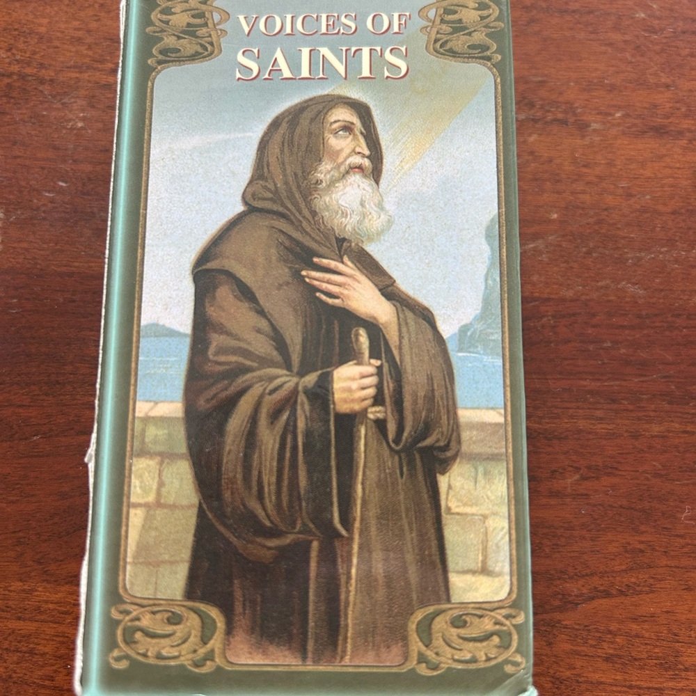 Voices of Saints Book with Brown Cover